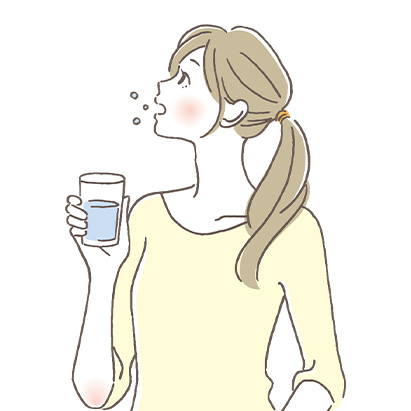 取り外し・歯みがき